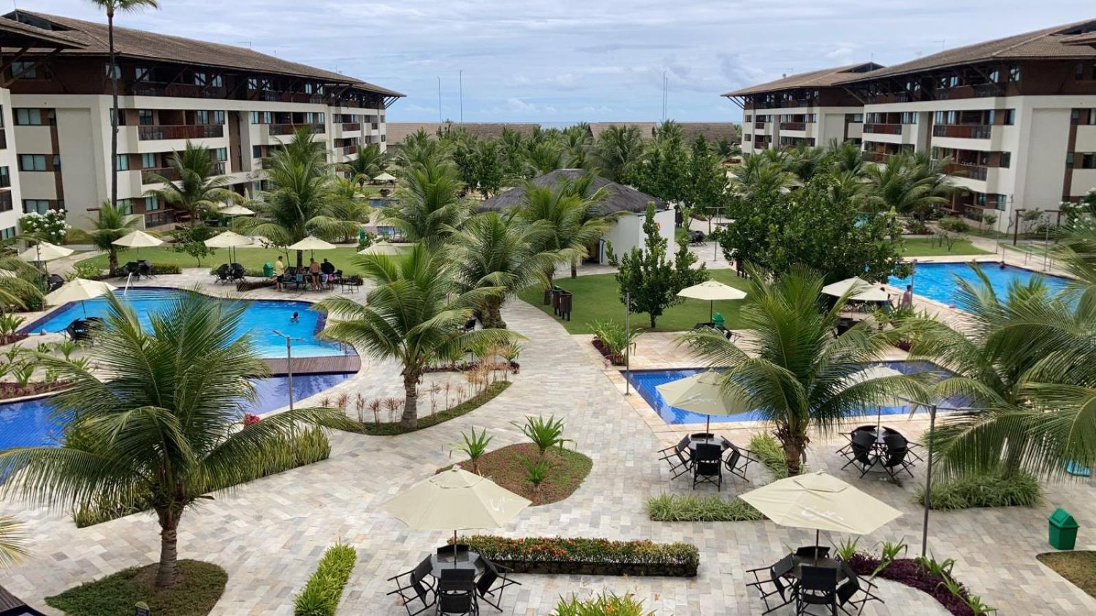 Resort Beira Mar Em Porto De Galinhas - Cupe Beach Living Exterior photo