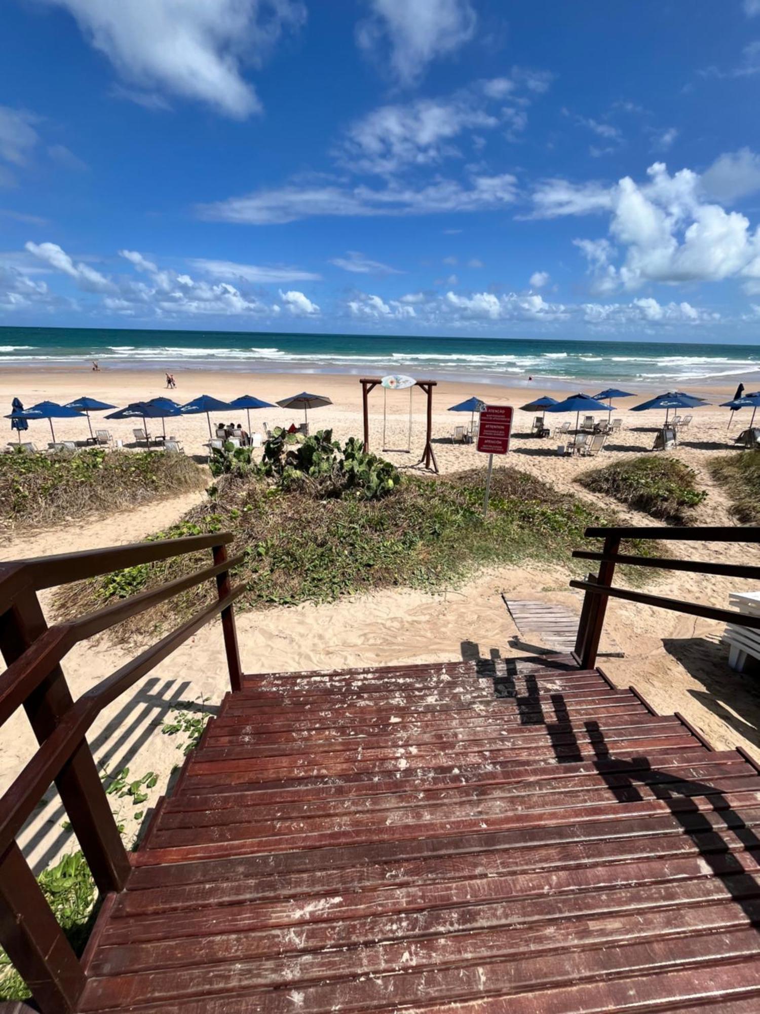 Resort Beira Mar Em Porto De Galinhas - Cupe Beach Living Exterior photo