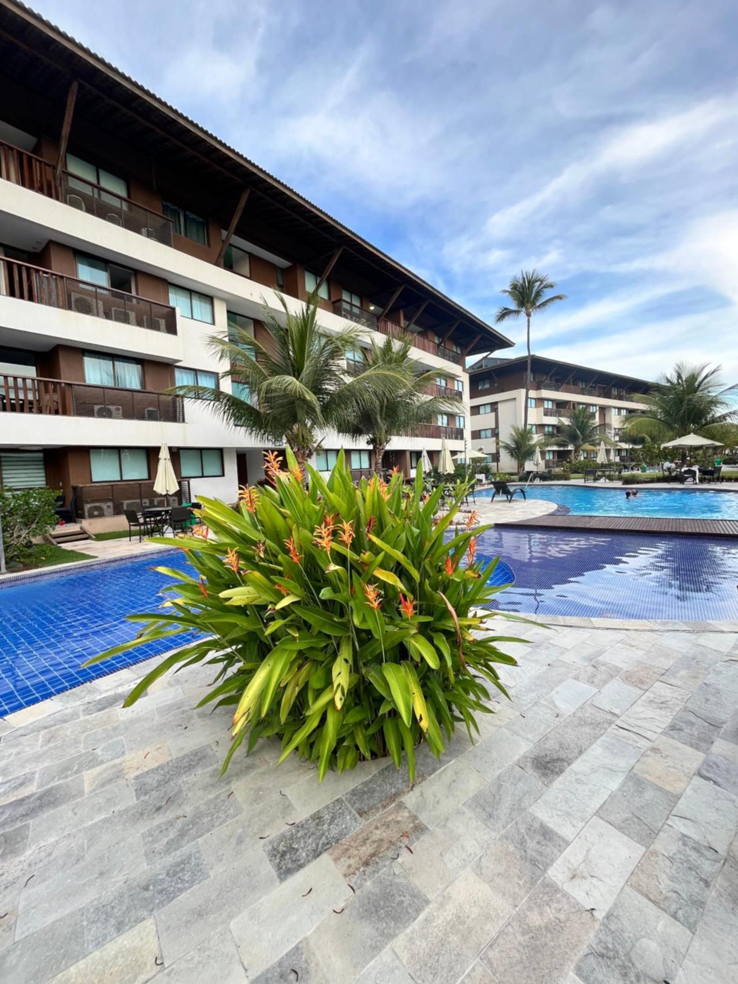 Resort Beira Mar Em Porto De Galinhas - Cupe Beach Living Exterior photo
